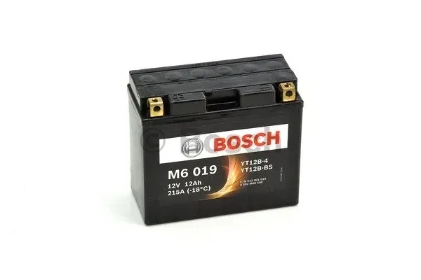 Аккумулятор BOSCH M6 019 AGM YT12B-BS 12Ah 215A 150x70x131 "+ -"