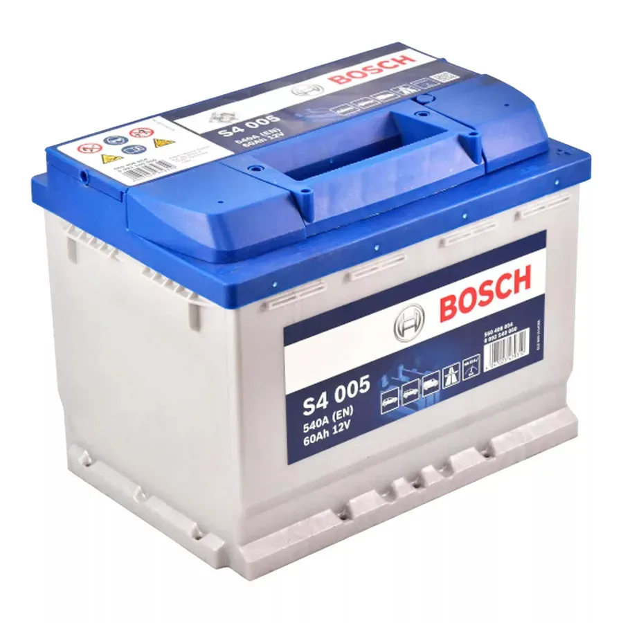 Аккумулятор BOSCH S4 005 60Ah 540A 242x175x190 "- +"