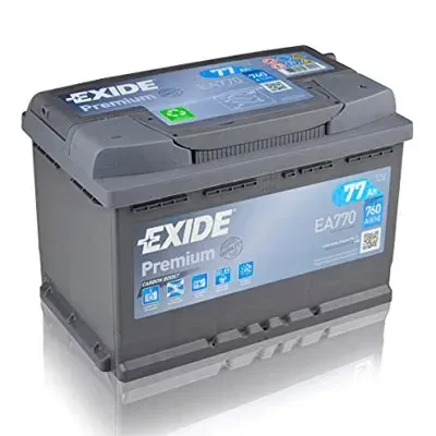 Аккумулятор EXIDE PREMIUM ЕА770 77Ah 760A 278x175x190 "- +"
