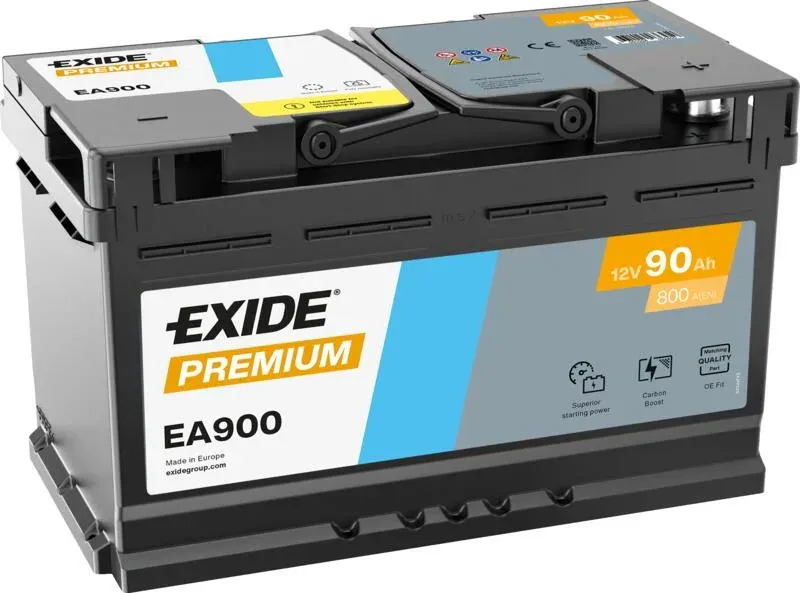 Аккумулятор EXIDE PREMIUM ЕА900 90Ah 720A 315x175x190 "- +"