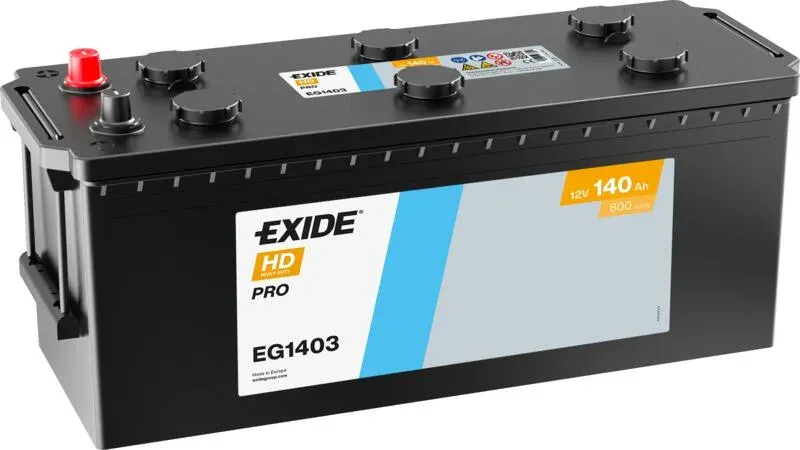Аккумулятор EXIDE HEAVY Professional EG1403 140Ah 800A 513x189x223 "+ -"