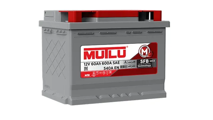 Аккумулятор Mutlu 60Ah 540A 242x175x190 "- +"
