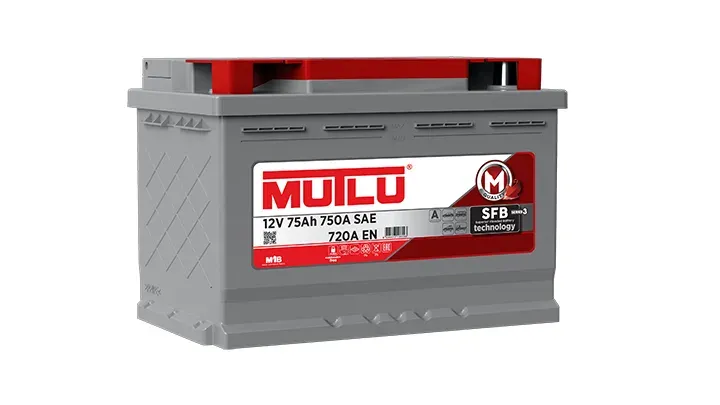 Аккумулятор Mutlu 75Ah 720A 278x175x190 "+ -"