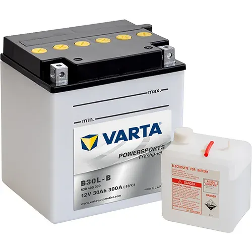 Аккумулятор Varta Powersports YB30L-B 30Ah 300A 186x130x171 "- +"