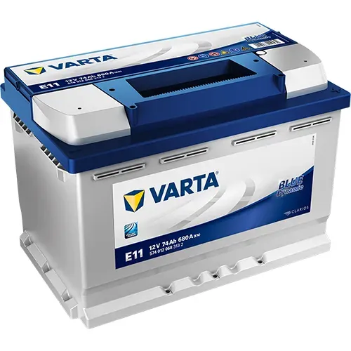 Аккумулятор Varta SLI E11 74Ah 680A 278x175x190 "- +"